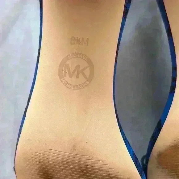 Michael Kors Blue Ankle Strap  shoes - Picture 9 of 10